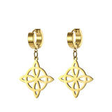 Gold earrings A