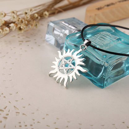 Pentagram Sun Necklace