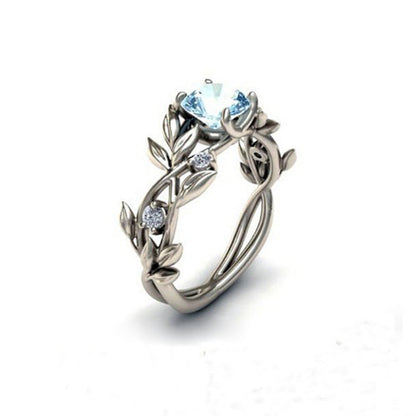 Midnight Spellbinding Blue Rhinestone Ring