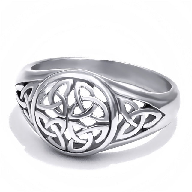 Eternal Love: Sextuple Triquetra Protection Ring