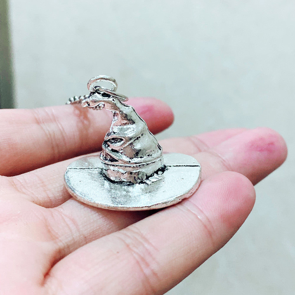 Witch Hat Pendant Necklace