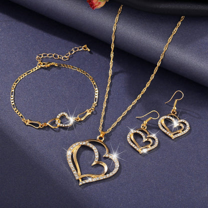 Frosty Wind Heart Jewelry Set