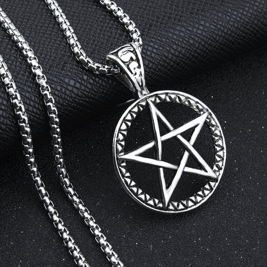 The Power Of The Elements Pentacle Necklace