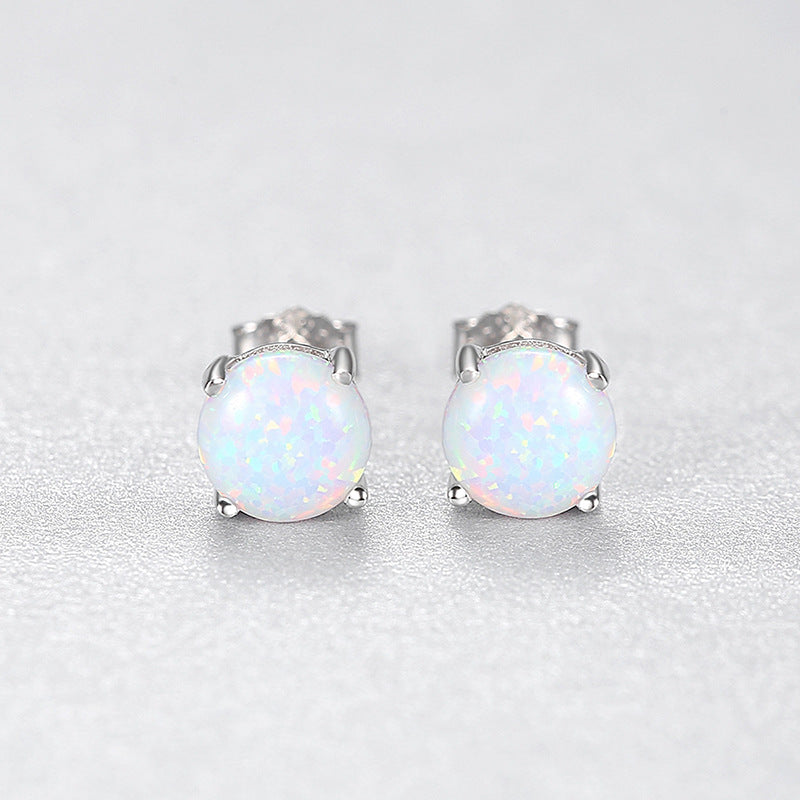 Intuition Silver Stud Earrings