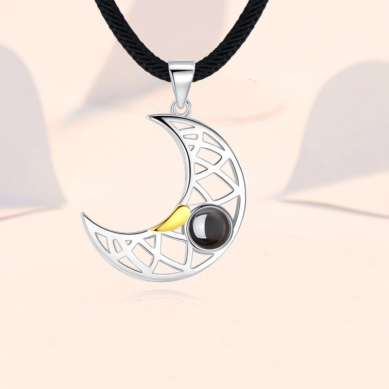 Celestial Unity Sun and Moon Clavicle Necklace