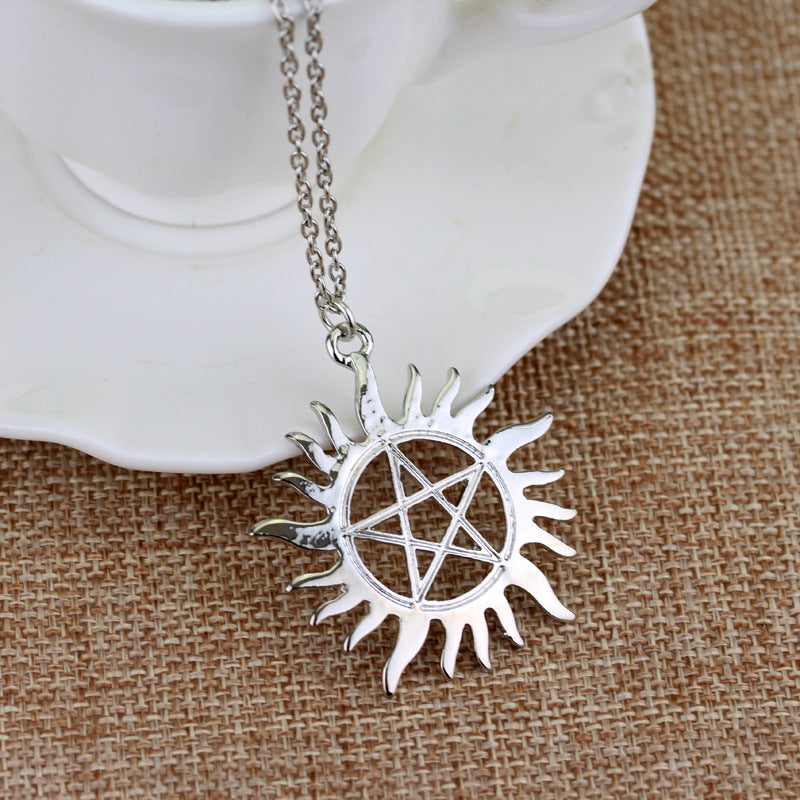 Pentagram Sun Necklace