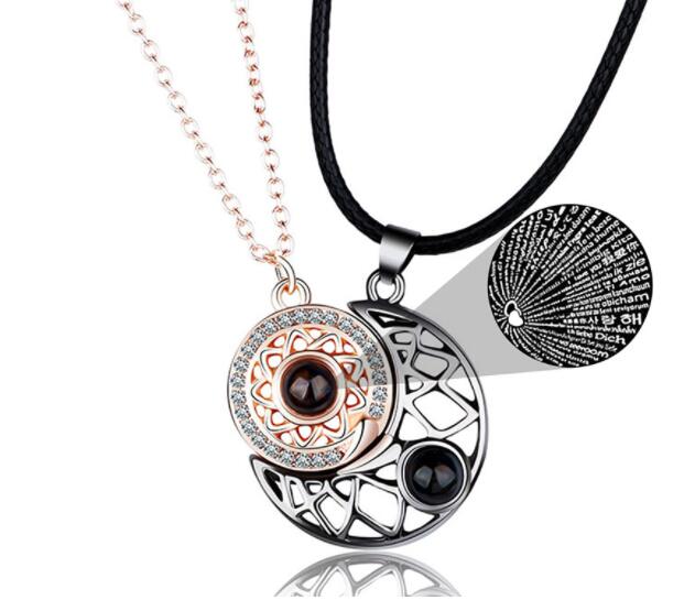 Celestial Unity Sun and Moon Clavicle Necklace