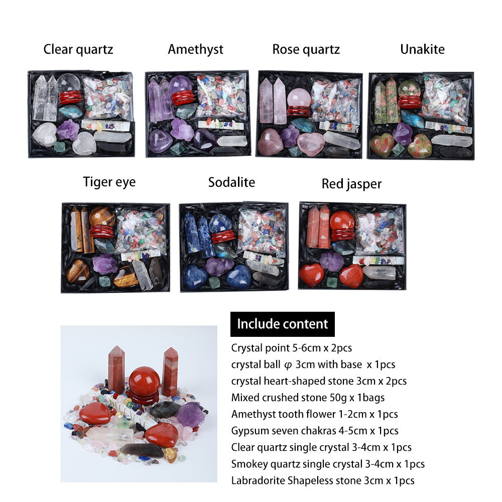 Energy Crystal Healing Set