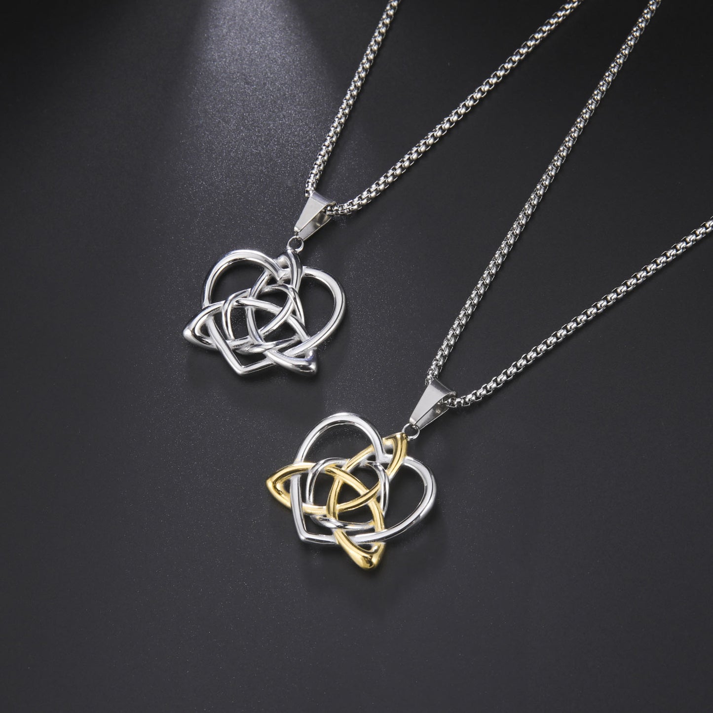 Triquetra Love Necklace