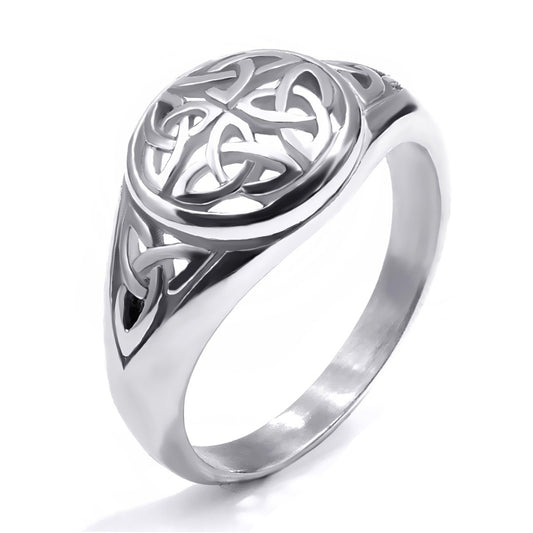 Eternal Love: Sextuple Triquetra Protection Ring