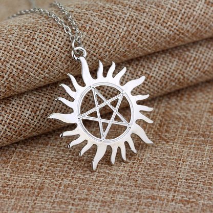 Pentagram Sun Necklace