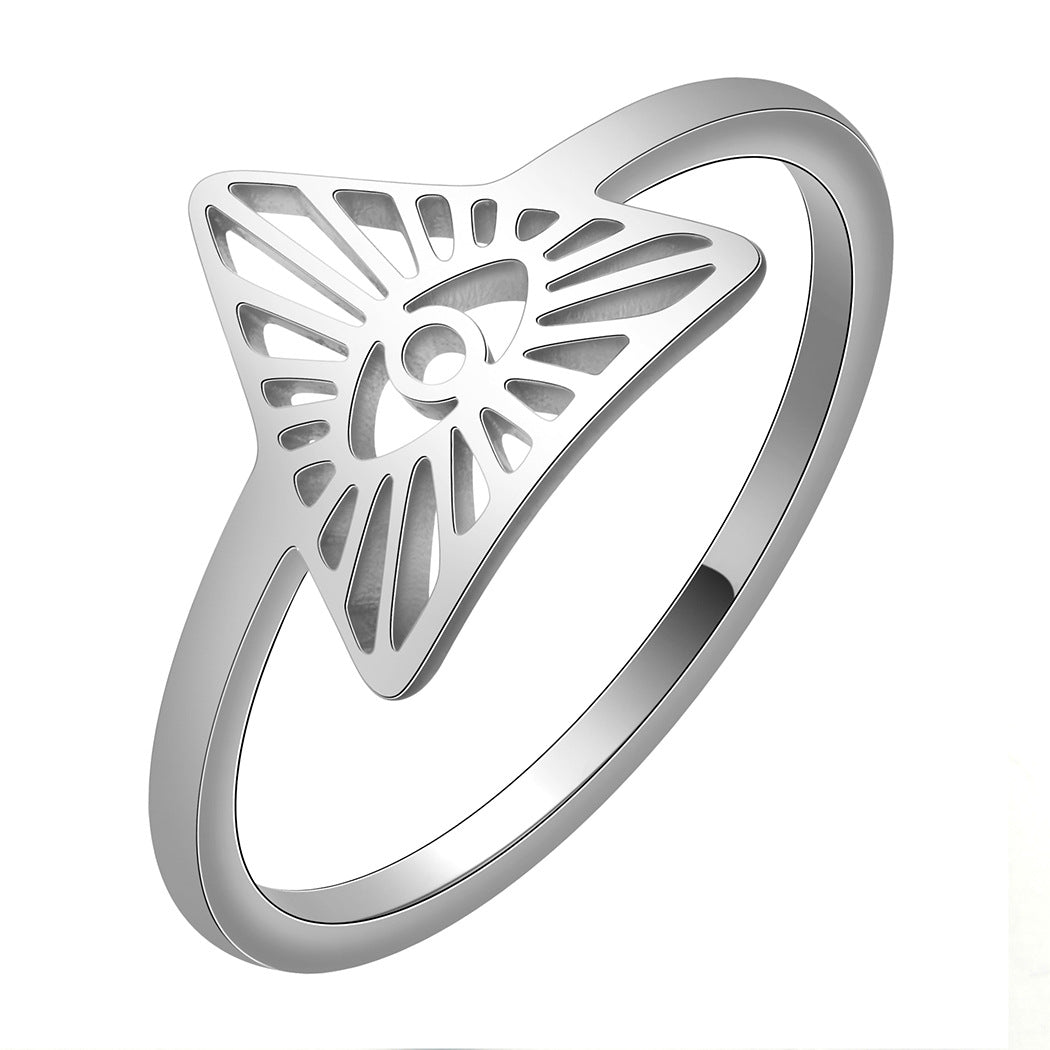 Mystic Trine Eye Protection Ring