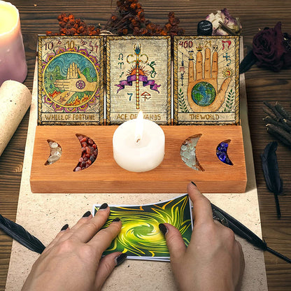 Triple Moon Tarot Cards Holder