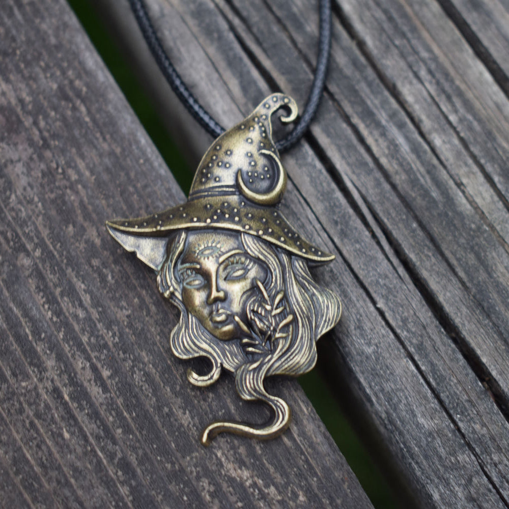 Witch Pendant Necklace