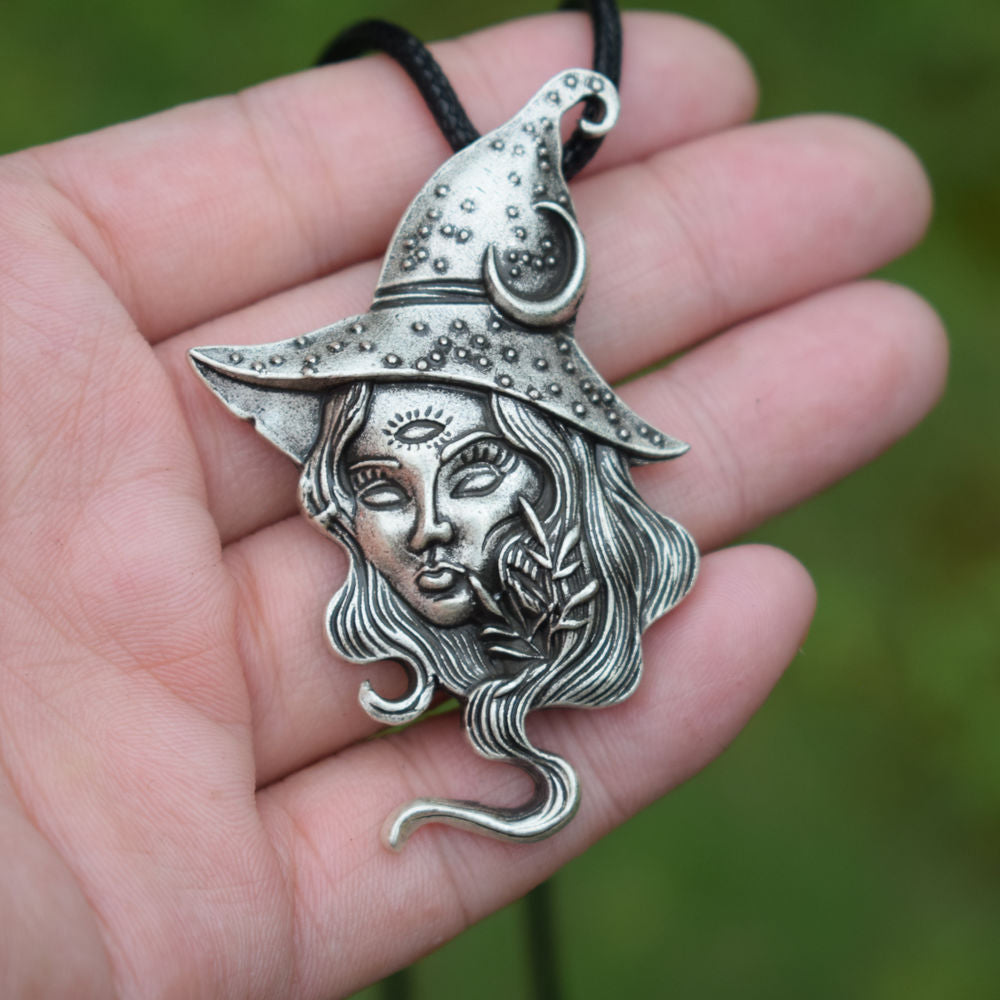 Witch Pendant Necklace – Wicca Vibes