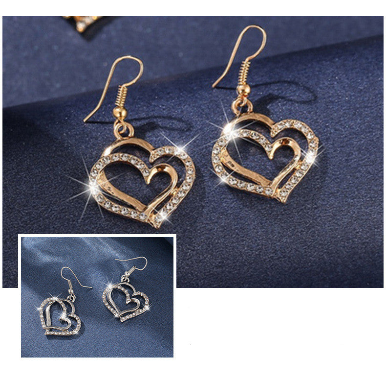 Frosty Wind Heart Jewelry Set