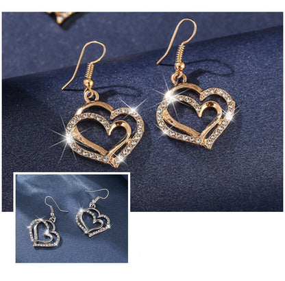 Frosty Wind Heart Jewelry Set
