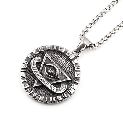 Triangular Eye Necklace