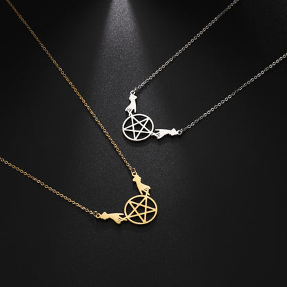 Magick Hands Pentagram Necklace