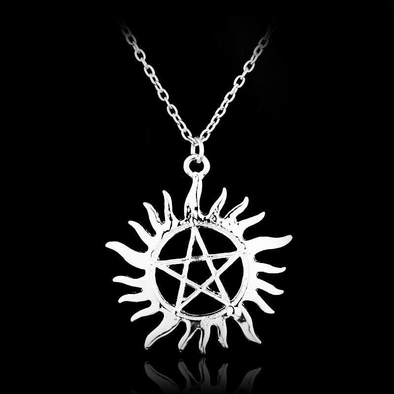 Pentagram Sun Necklace