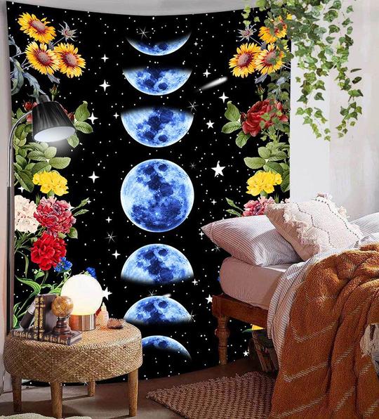 Moonflower Mystical Tapestry